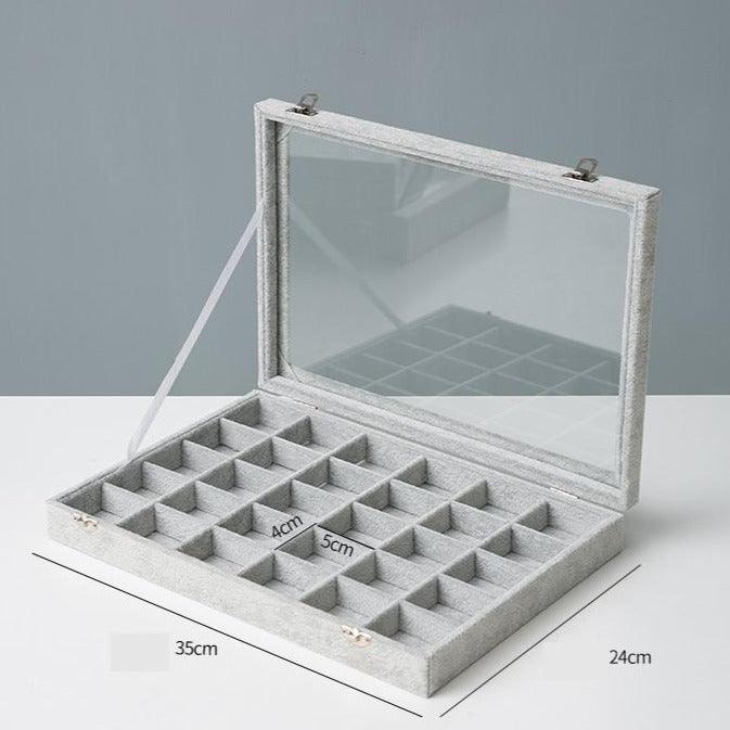 Faux Glass Top Jewelry Box - HomeCozify