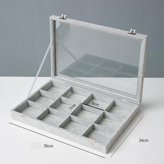 Faux Glass Top Jewelry Box - HomeCozify