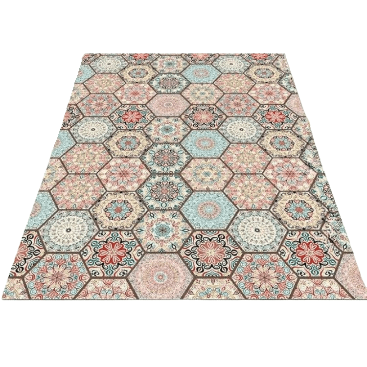 Felipe Hexagon Area Rugs - HomeCozify