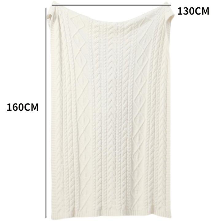 Finion Hemp Pattern Blanket - HomeCozify