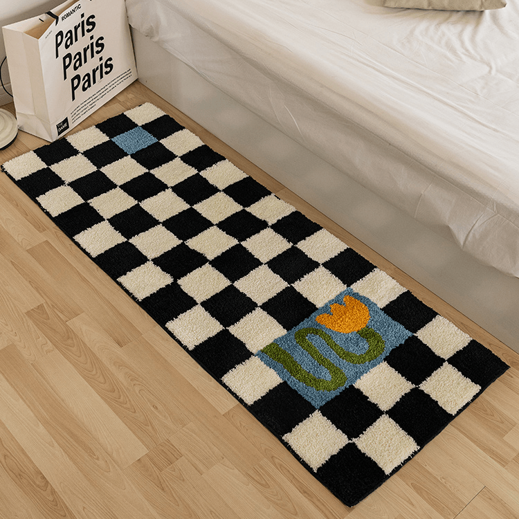 Francisco Checkerboard Area Rug - HomeCozify