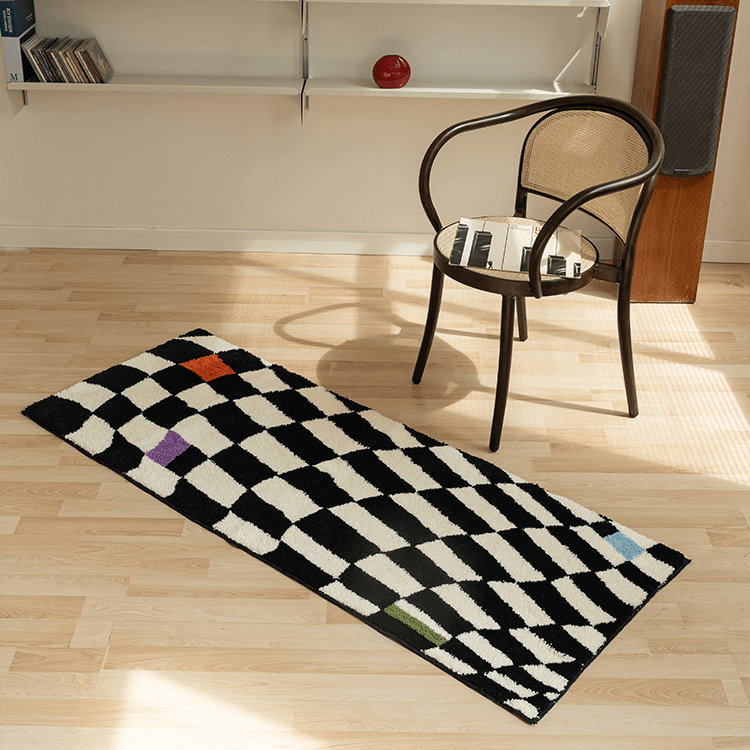 Francisco Checkerboard Area Rug - HomeCozify