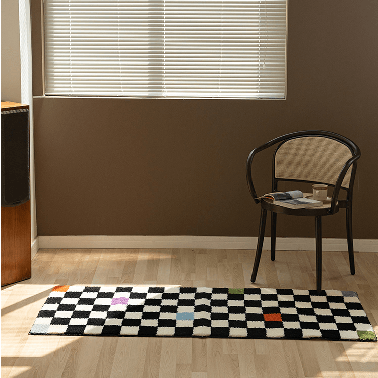 Francisco Checkerboard Area Rug - HomeCozify