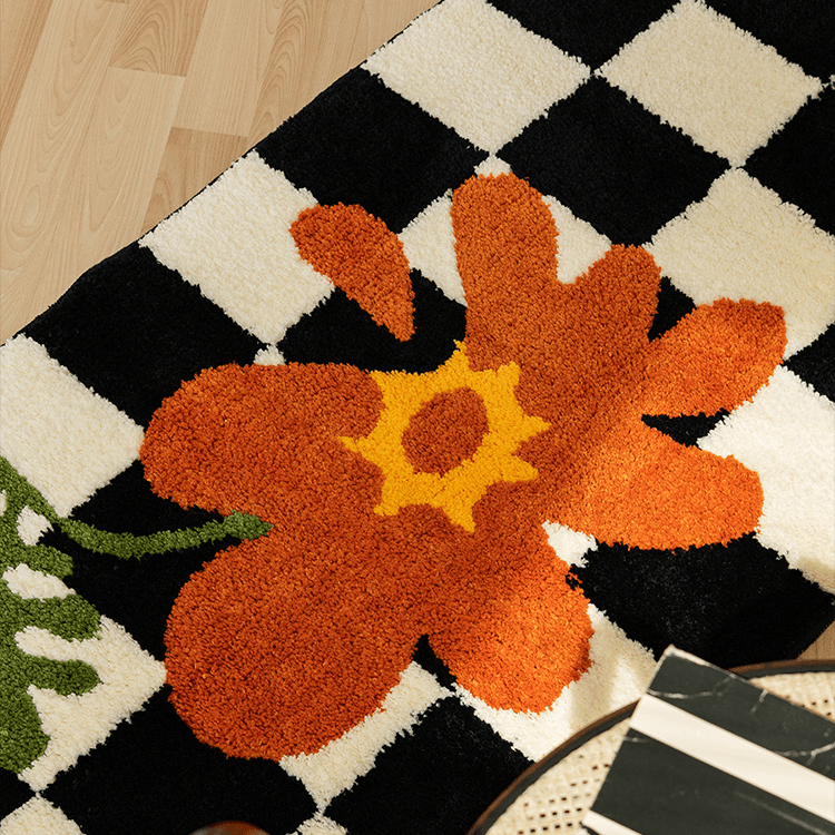 Francisco Checkerboard Area Rug - HomeCozify