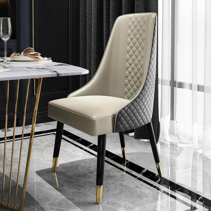 Goran High Back Upholstered Dining Chair - HomeCozify