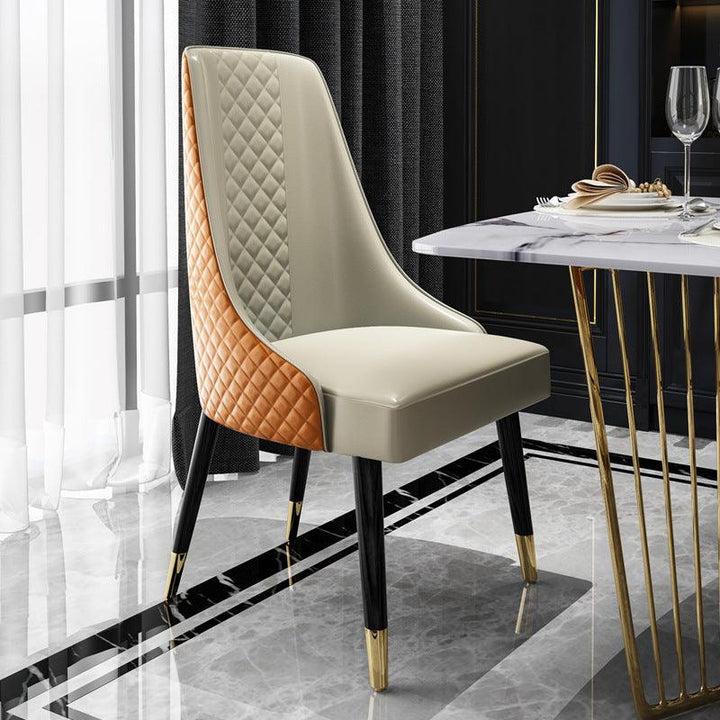 Goran High Back Upholstered Dining Chair - HomeCozify