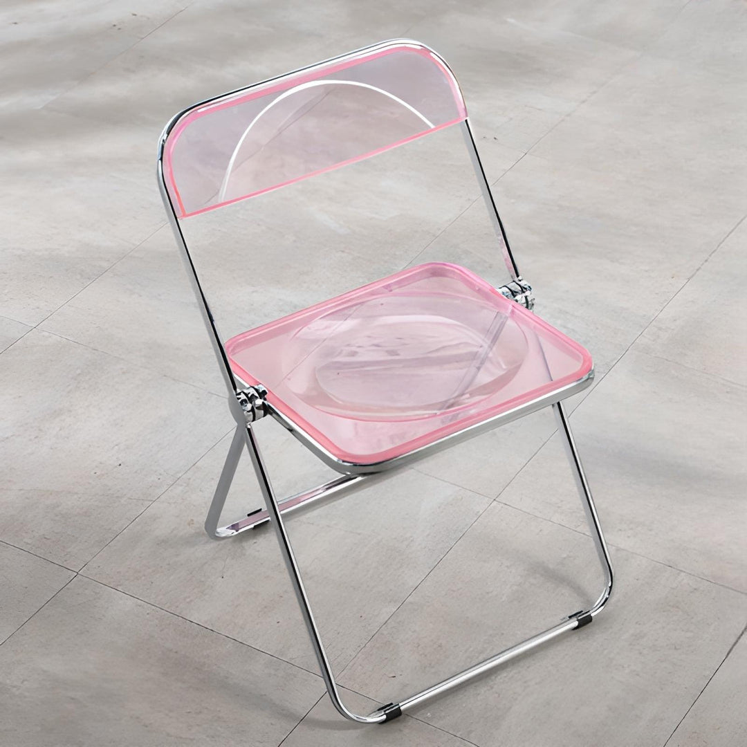 Greta Acrylic Folding Dining Chair - HomeCozify