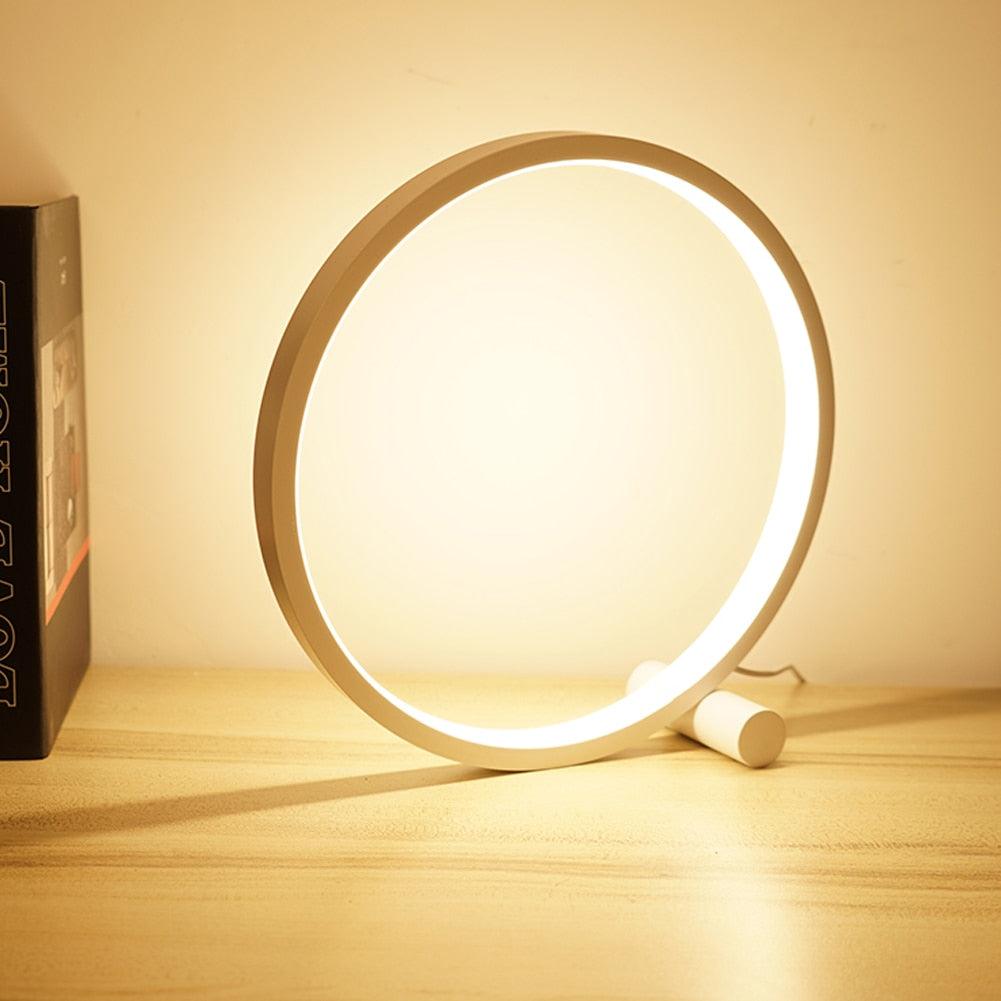 Grethe Circle Table Lamp - HomeCozify