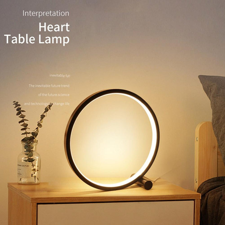 Grethe Circle Table Lamp - HomeCozify