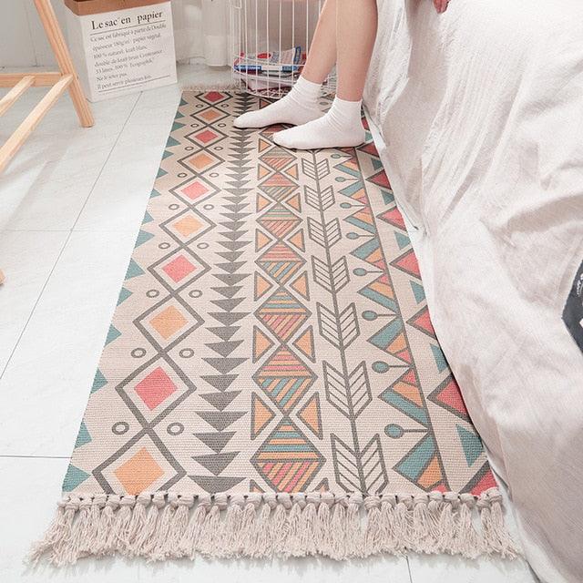 Guglielmo Morning Greeting Tassel Area Rugs - HomeCozify