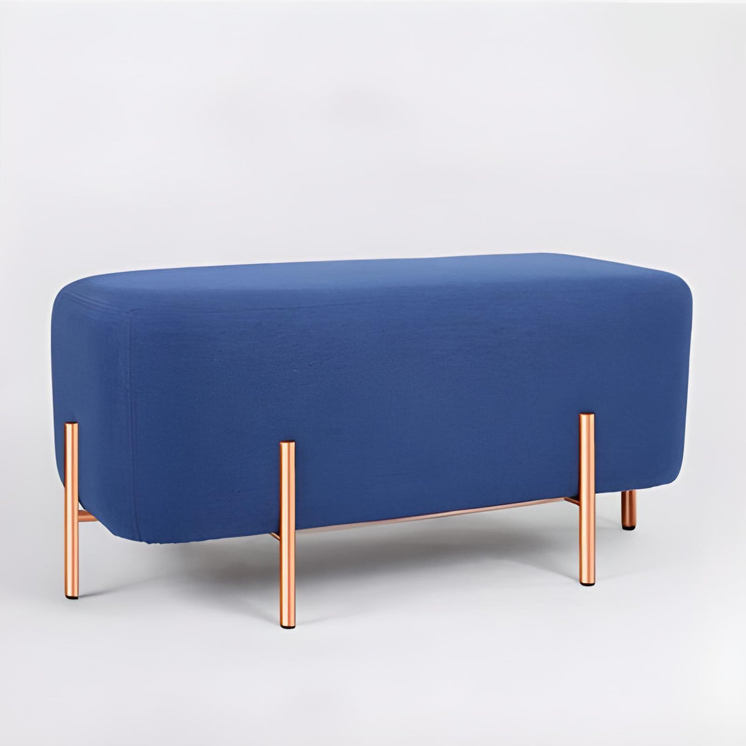 Halina Rectangle Ottoman - HomeCozify