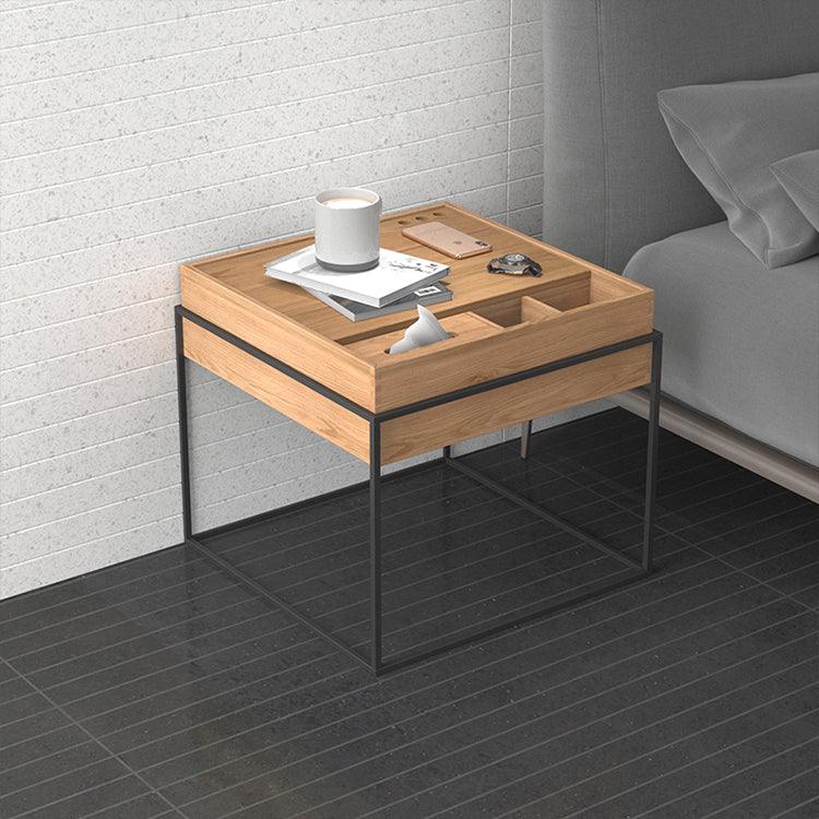 Ingrid Solid Wood End Table - HomeCozify