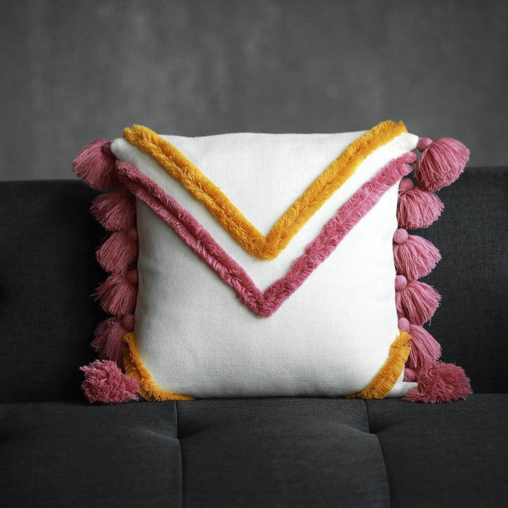 Interlude Cotton Pillow - HomeCozify