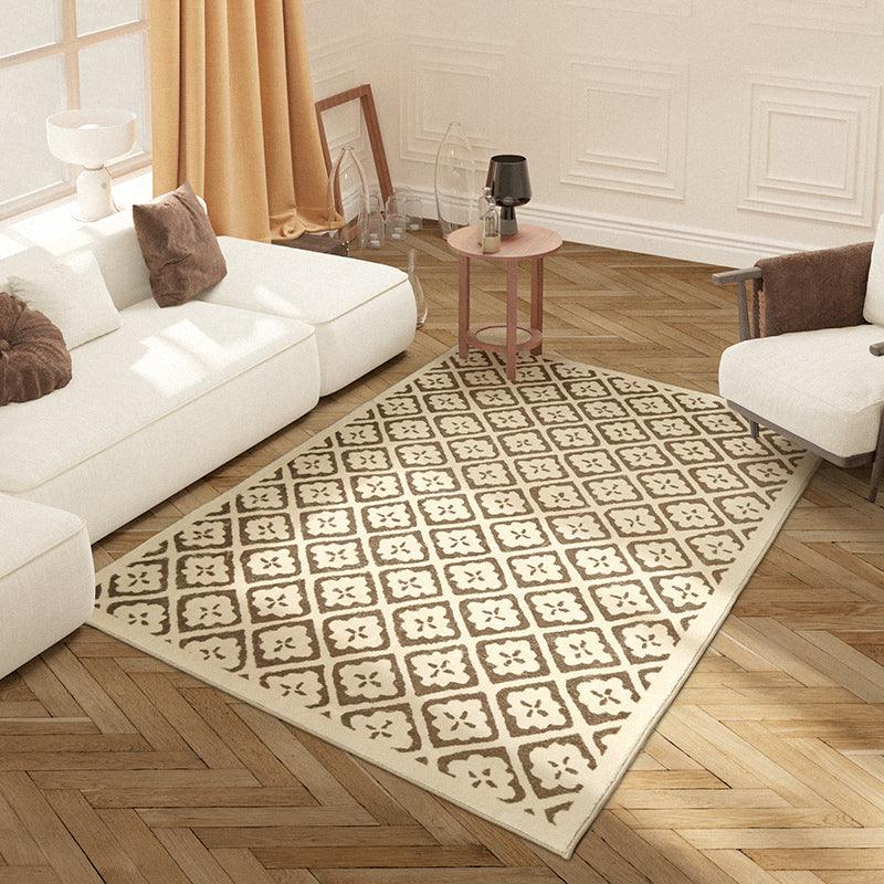 Irene Beige Area Rug - HomeCozify