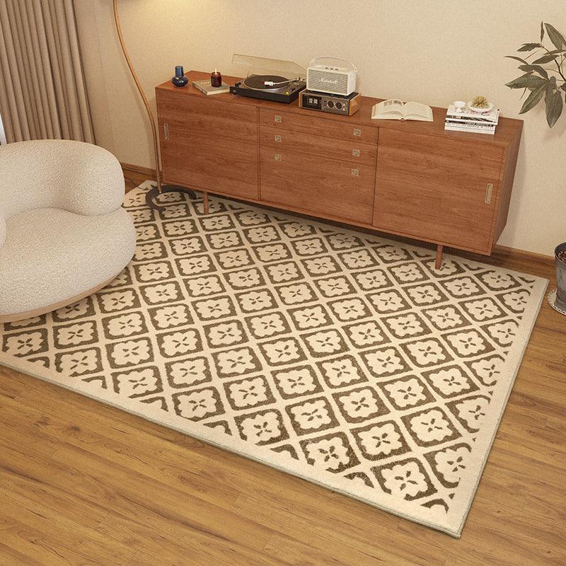 Irene Beige Area Rug - HomeCozify