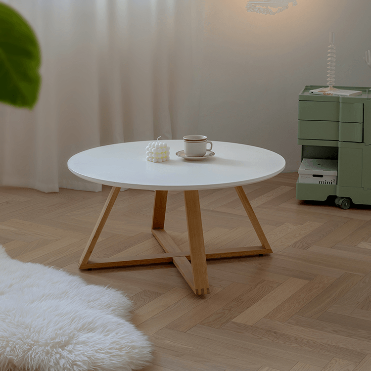 Irina Round Coffee Table - HomeCozify