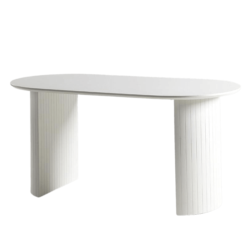 Ismael Oval Dining Table - HomeCozify