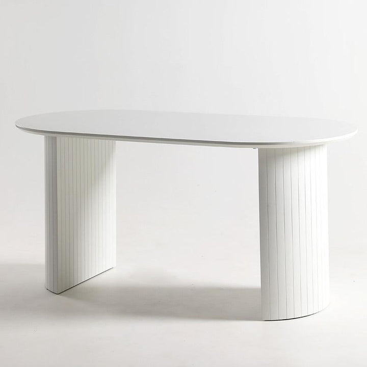 Ismael Oval Dining Table - HomeCozify