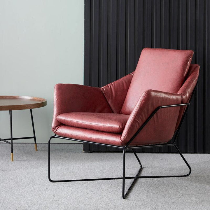 Jean Leather Armchair - HomeCozify