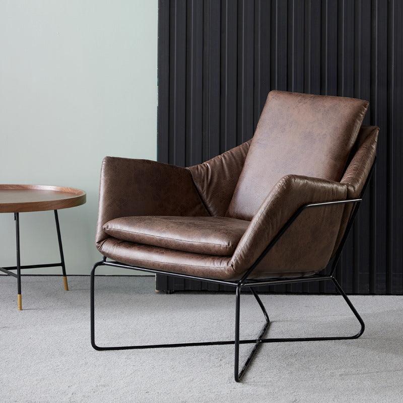 Jean Leather Armchair - HomeCozify