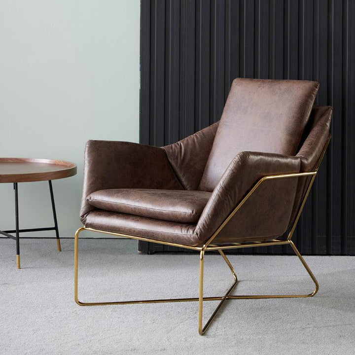 Jean Leather Armchair - HomeCozify