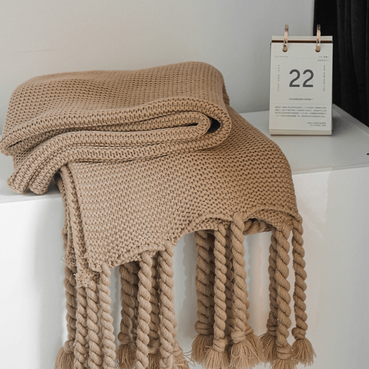 Jozsua Knitted Throw Blanket - HomeCozify