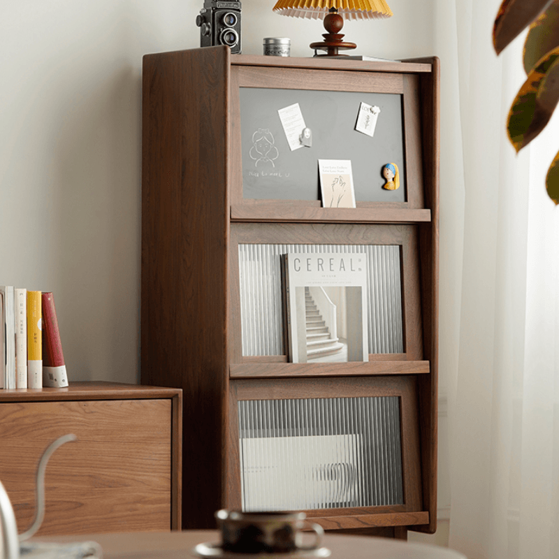 Kalman Wood Bookcase & Cabinet - HomeCozify