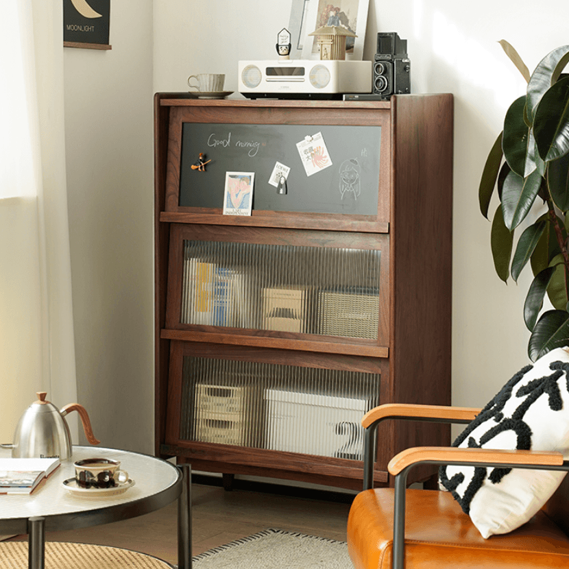 Kalman Wood Bookcase & Cabinet - HomeCozify