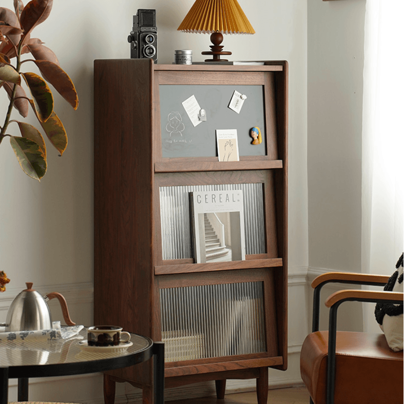 Kalman Wood Bookcase & Cabinet - HomeCozify