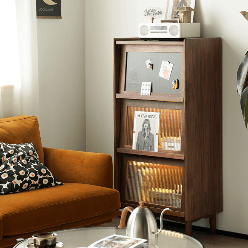 Kalman Wood Bookcase & Cabinet - HomeCozify