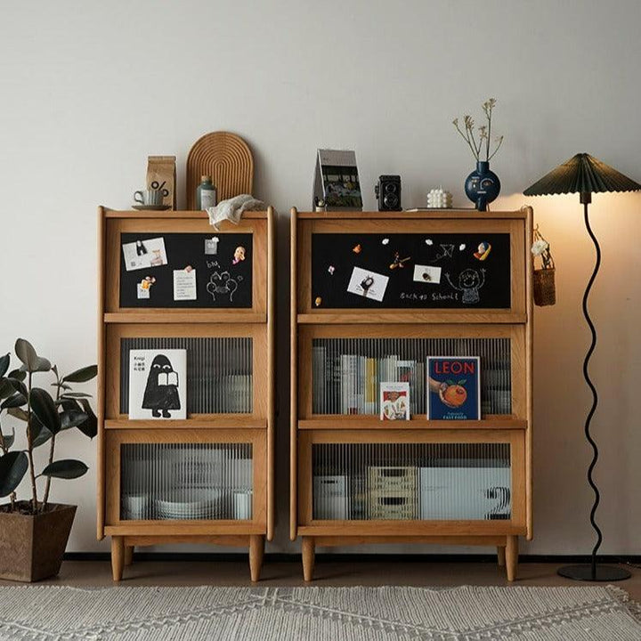 Kalman Wood Bookcase & Cabinet - HomeCozify