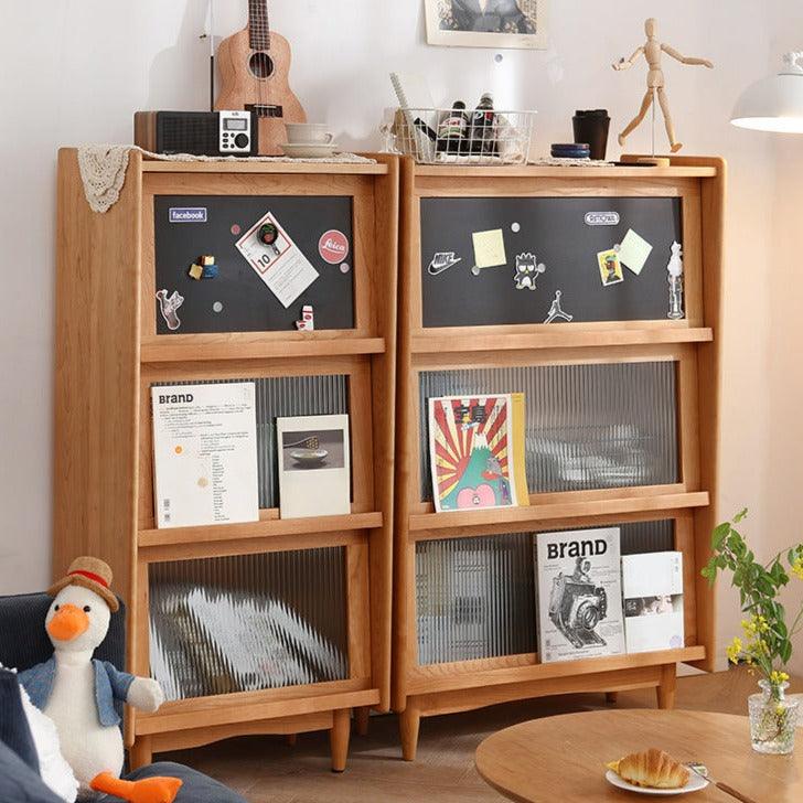 Kalman Wood Bookcase & Cabinet - HomeCozify