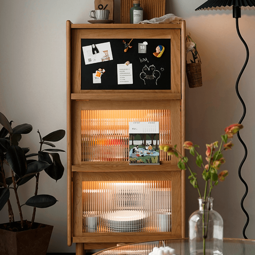 Kalman Wood Bookcase & Cabinet - HomeCozify