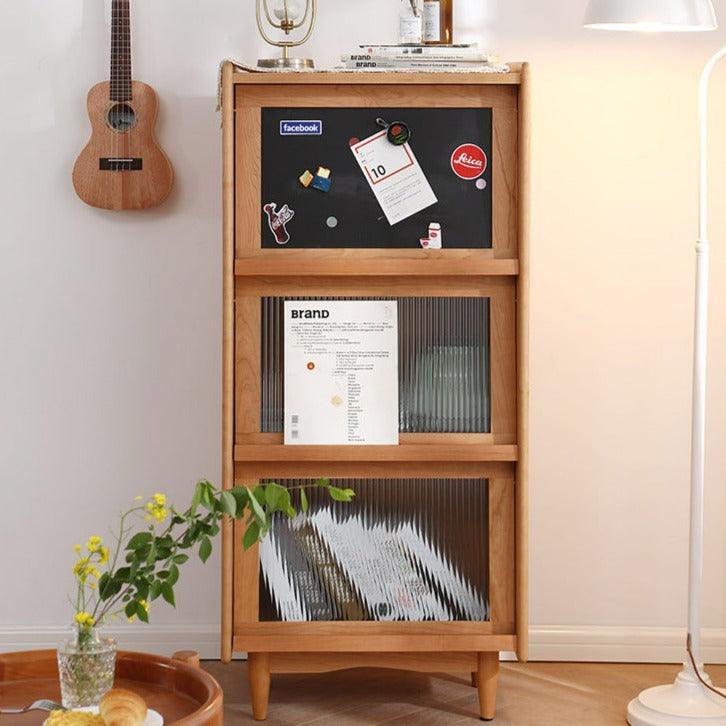 Kalman Wood Bookcase & Cabinet - HomeCozify