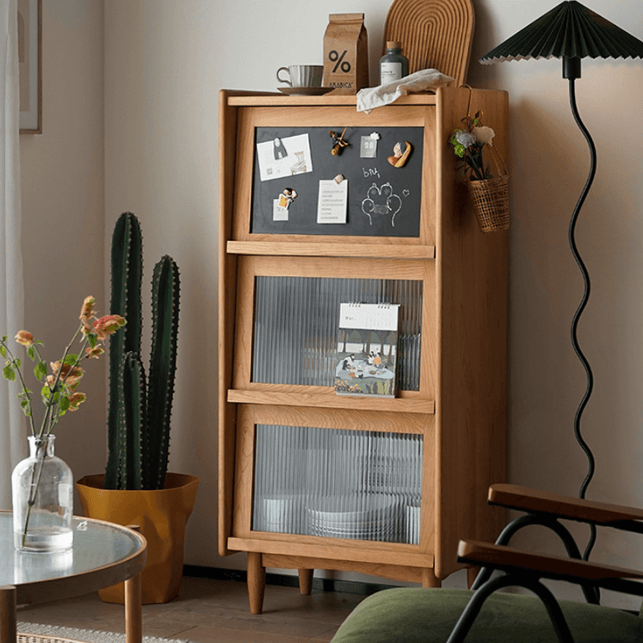 Kalman Wood Bookcase & Cabinet - HomeCozify