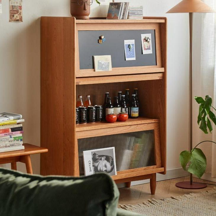 Kalman Wood Bookcase & Cabinet - HomeCozify