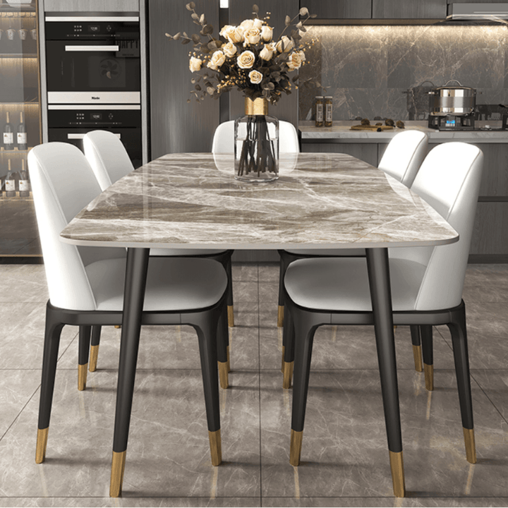 Kelsey Marble Dining Table - HomeCozify