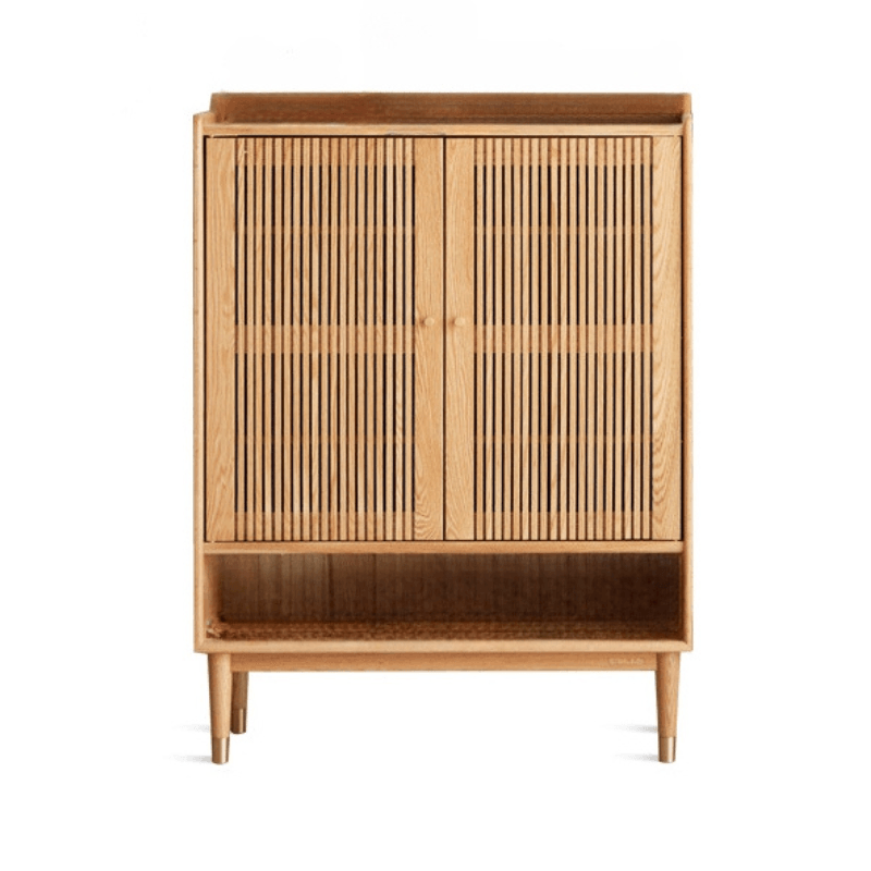 Lauren Solid Wood Shoe Cabinet - HomeCozify