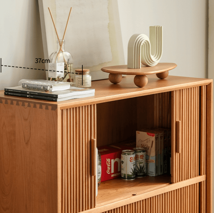 Lilianna Wood Bookcase & Cabinet - HomeCozify