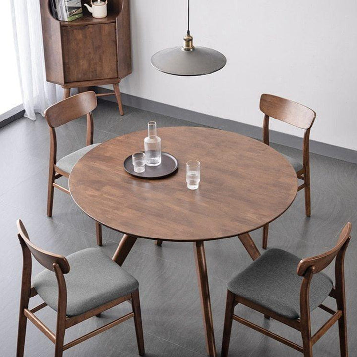 Lipot Solid Wood Dining Table - HomeCozify