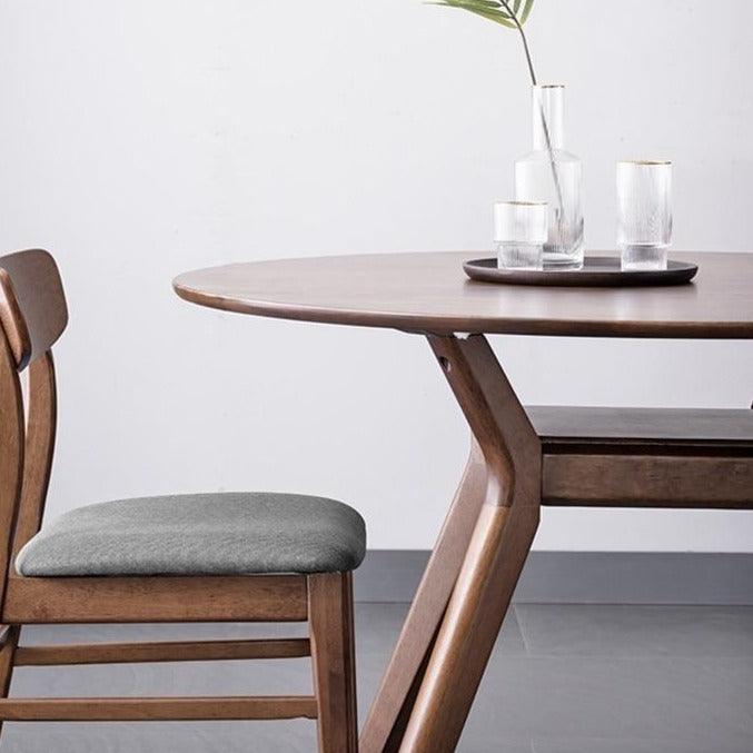 Lipot Solid Wood Dining Table - HomeCozify