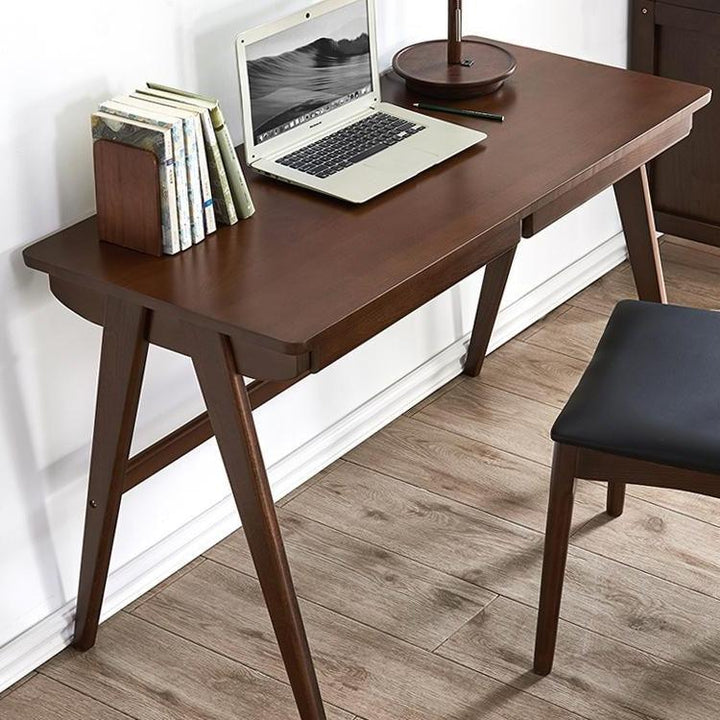 Luigi Solid Wood Desk - HomeCozify