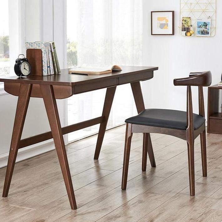 Luigi Solid Wood Desk - HomeCozify