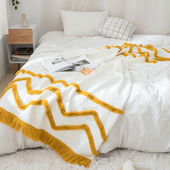 Mariya Textured Blanket - HomeCozify