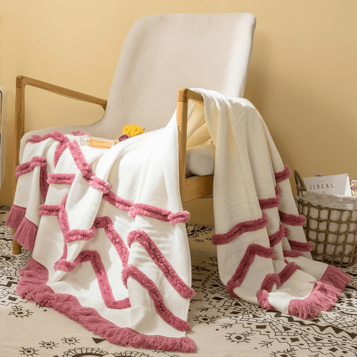 Mariya Textured Blanket - HomeCozify