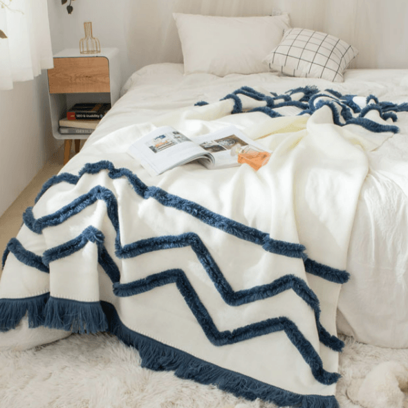 Mariya Textured Blanket - HomeCozify