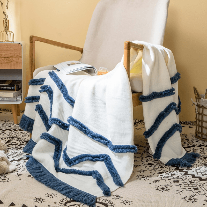 Mariya Textured Blanket - HomeCozify