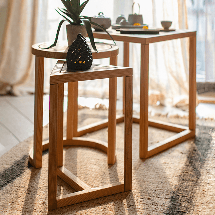 Melba Ashwood Side Table - HomeCozify