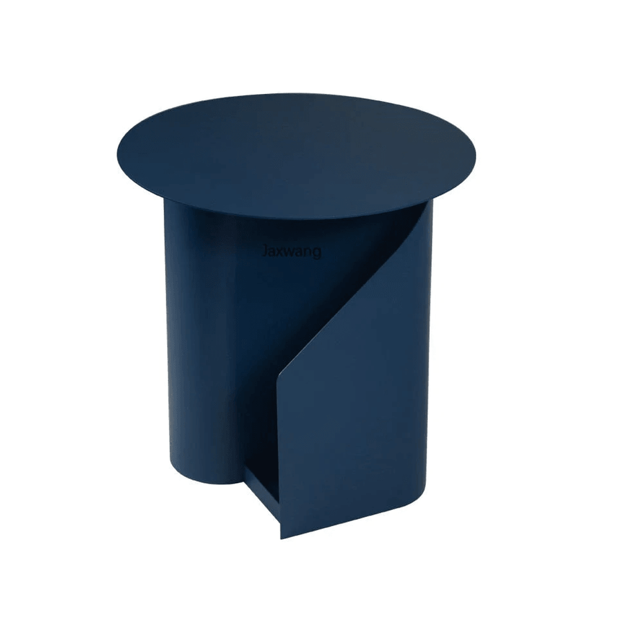 Metal Pedestal End Table with Storage - HomeCozify