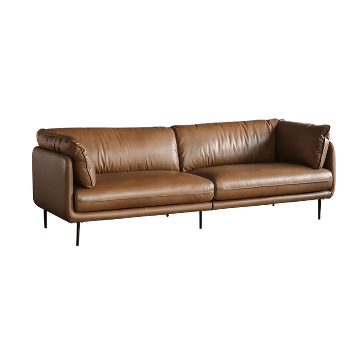 Milan Genuine Leather Sofa - HomeCozify